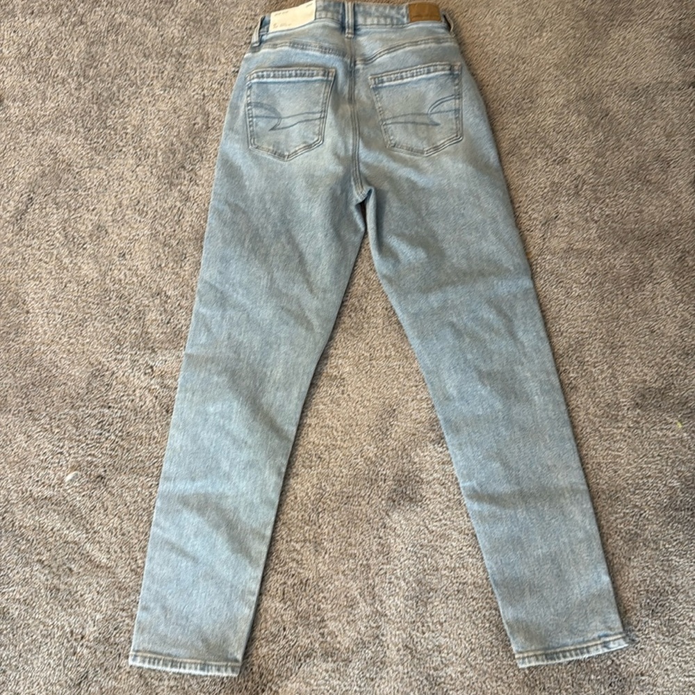 American eagle AE mom jeans size 25w 0 new with tag